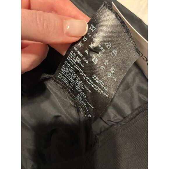 Prada Authentic Solid Black Nylon Sequin Long Sleeve Bomber Jacket 40 Small - Picture 6 of 8